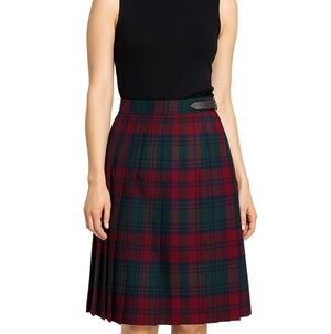 James Pringle Weavers True Tartan Wool Blend Skirt/ Kilt 10 NWT